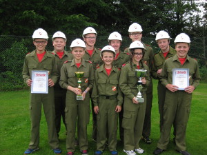 1.Reihe v.l.: Tobias, Sandra, Julian, Magdalena, Sebastian 2.Reihe v.l.: Florian, Josef, Michael, David, Dominik